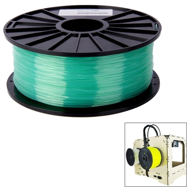 Filamentos transparentes para impresora 3D PLA de 3,0 mm, aproximadamente 115 m