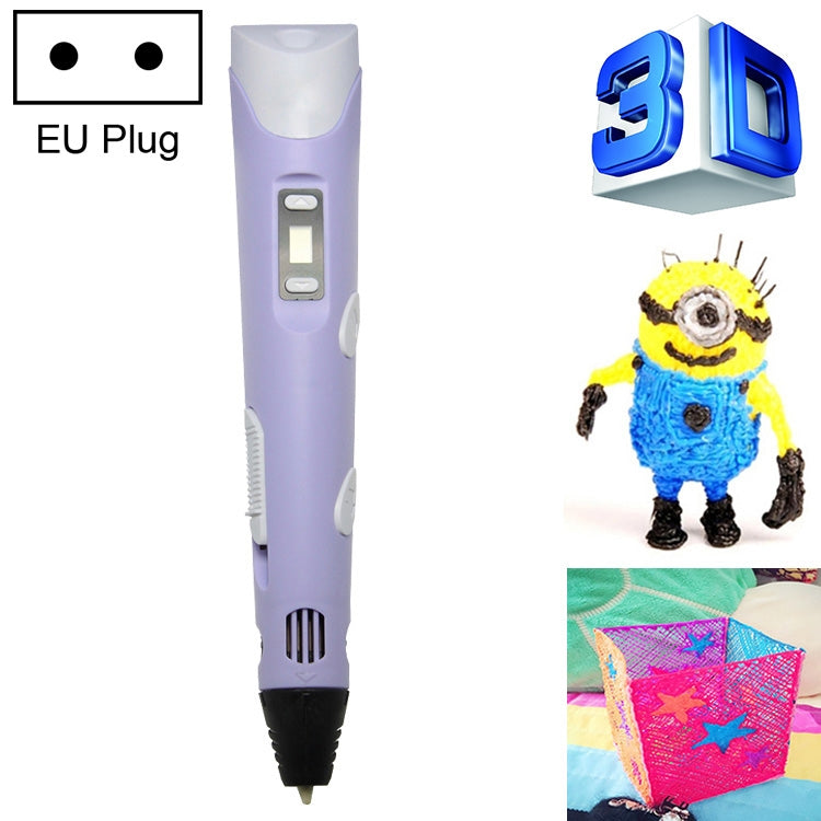 Pluma de impresión 3D de mano, enchufe de la UE, EU Plug