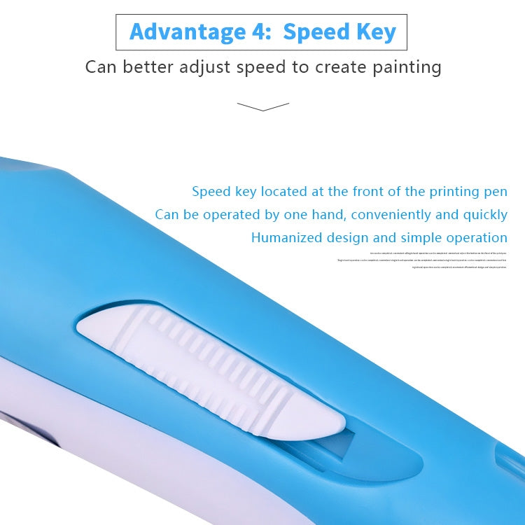 Pluma de impresión 3D de mano, enchufe de la UE, EU Plug