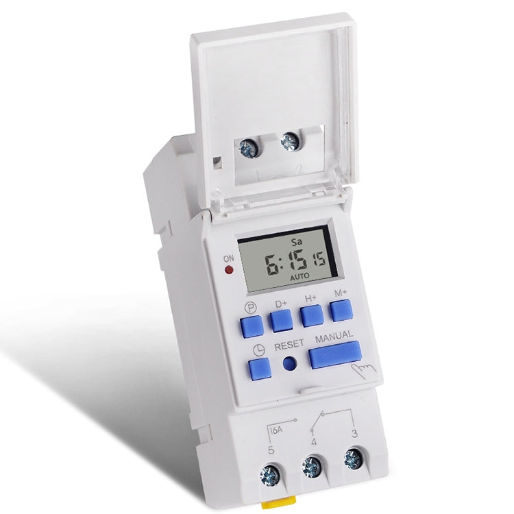 Temporizador electrónico programable semanal multifunción