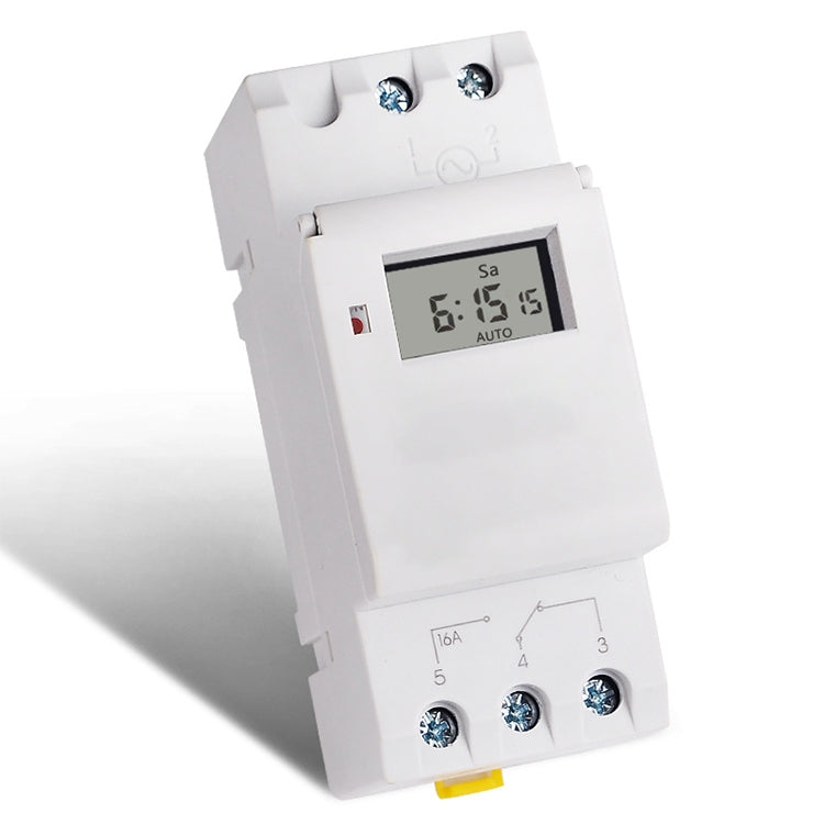 Temporizador electrónico programable semanal multifunción