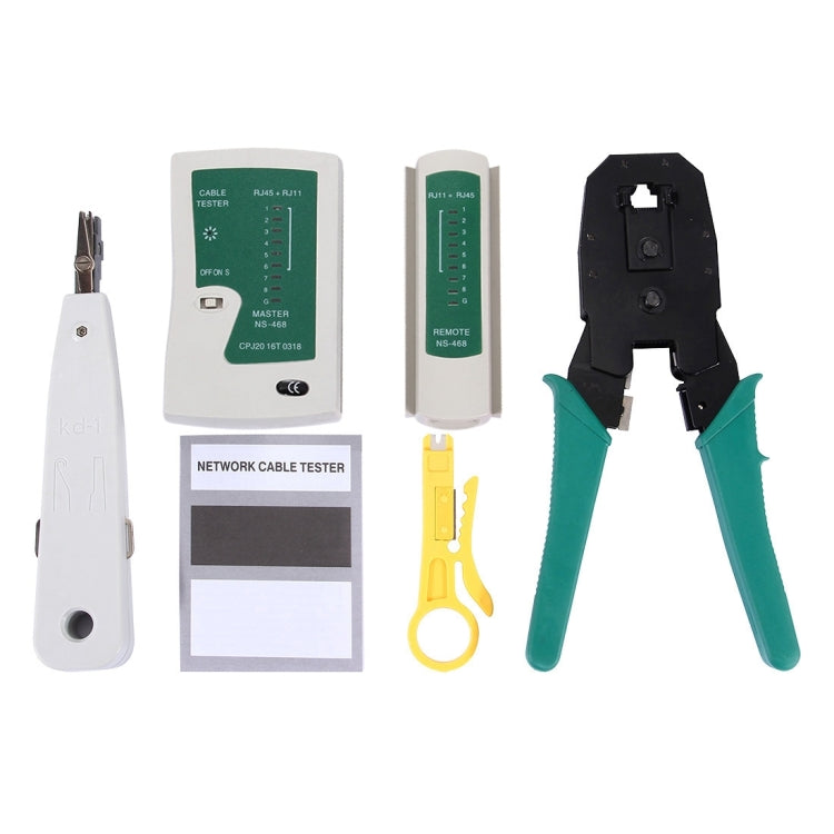 Pelacables 5 en 1 RJ45, punzonador, RJ11, Cat5, Cat6, Detector de Línea alámbrica, probador de Cable de red Ethernet, Kits de herramientas, 5 in 1