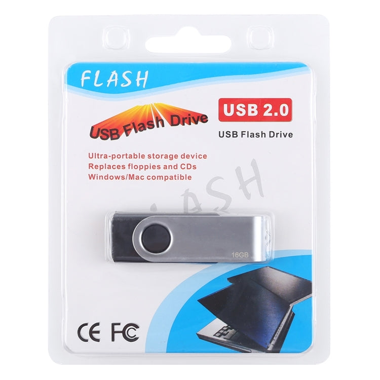 Disco flash USB 2.0 Twister de 16 GB (negro), 16GB/Black