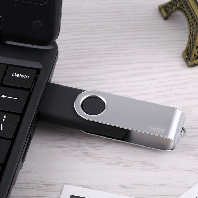 Disco flash USB 2.0 Twister de 16 GB (negro), 16GB/Black