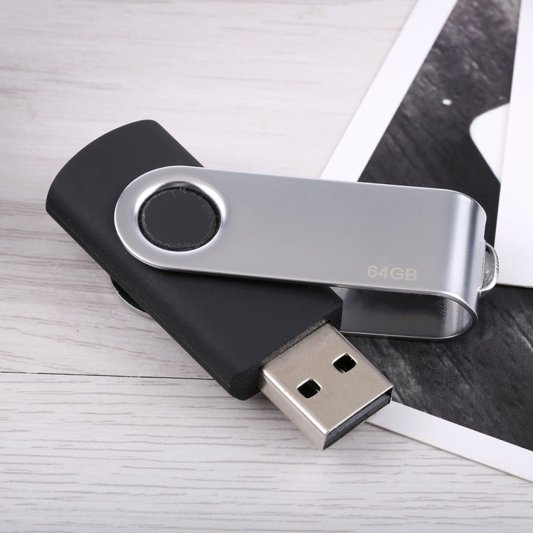 Disco flash USB 2.0 Twister de 64 GB (negro), 64GB/Black