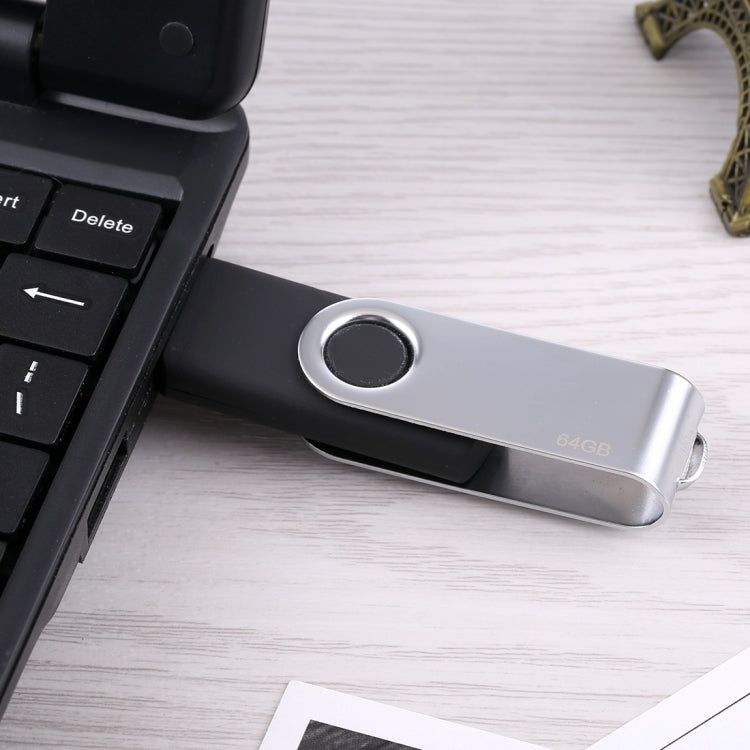Disco flash USB 2.0 Twister de 64 GB (negro), 64GB/Black