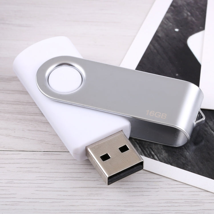 Disco flash USB 2.0 Twister de 16 GB (blanco), 16GB/White