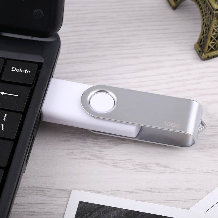 Disco flash USB 2.0 Twister de 16 GB (blanco), 16GB/White