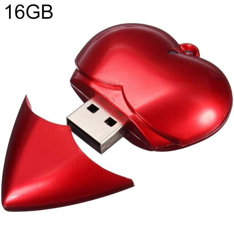Disco flash USB estilo corazón de 16 GB, 16GB