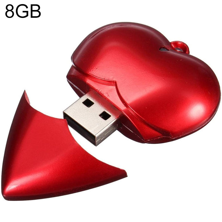 Disco flash USB estilo corazón de 8 GB, 8GB