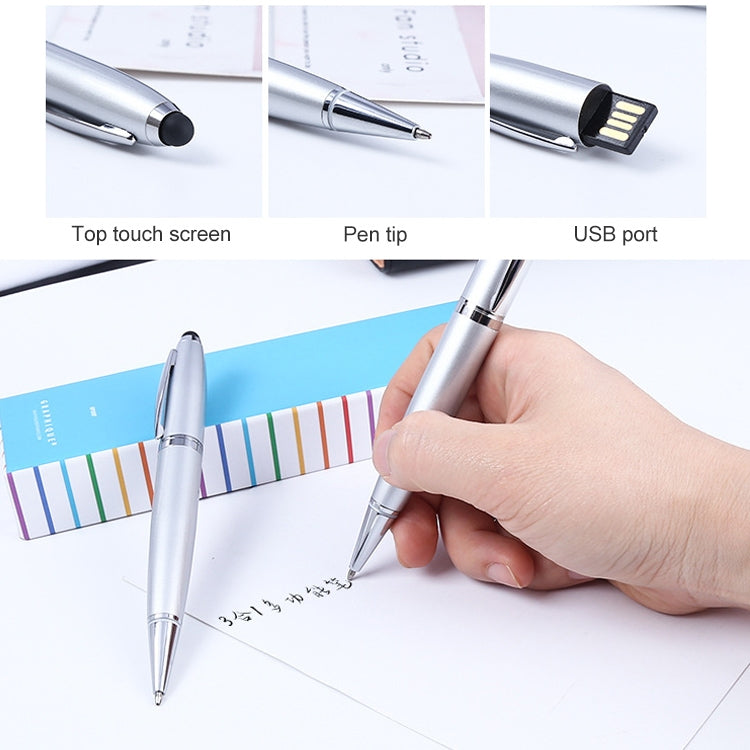 Disco flash USB estilo bolígrafo 2 en 1, negro, 2GB (Silver), 4GB (Silver), 8GB (Silver), 16GB (Silver), 32GB (Silver), 2GB (Black), 4GB (Black), 8GB (Black), 16GB (Black), 32GB (Black)