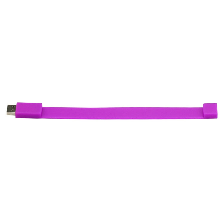 Disco flash USB 2.0 de pulseras de silicona de 4 GB, 4GB (Purple)