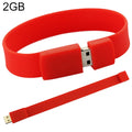 Disco flash USB 2.0 de pulseras de silicona de 2 GB, 2GB