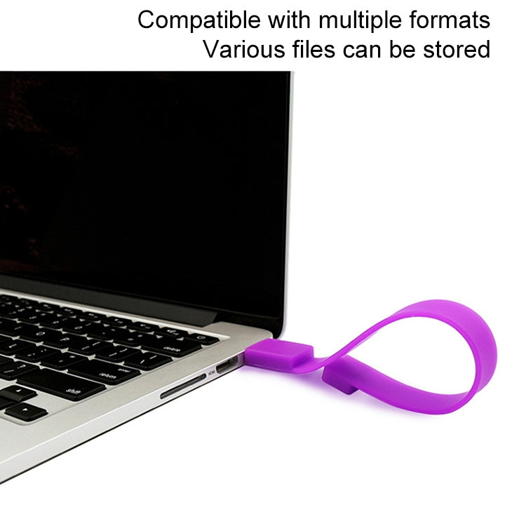 Disco flash USB 2.0 de pulseras de silicona de 2 GB, 2GB