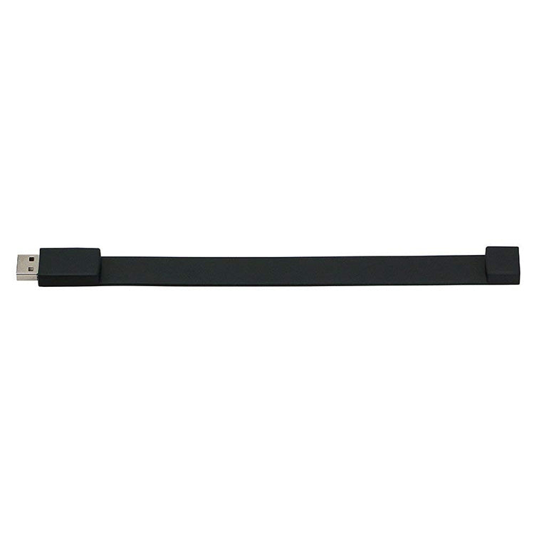 Disco flash USB 2.0 de pulseras de silicona de 2 GB, 2GB (Black)