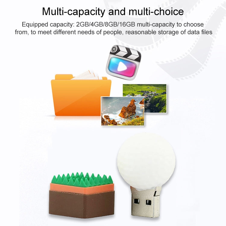 Disco flash USB estilo golf de 16 GB, 2GB, 4GB, 8GB, 16GB