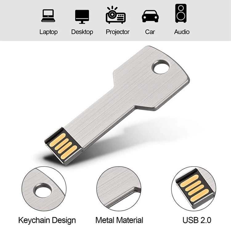Disco flash USB con llave de 2 GB, 1GB, 2GB, 4GB, 8GB