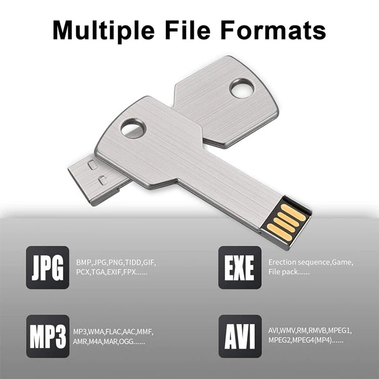 Disco flash USB con llave de 2 GB, 1GB, 2GB, 4GB, 8GB
