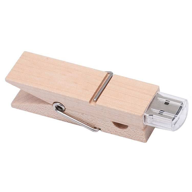 Disco flash USB estilo clip de madera de 4 GB, 2GB, 4GB, 8GB