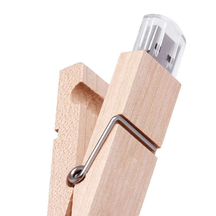 Disco flash USB estilo clip de madera de 4 GB, 2GB, 4GB, 8GB