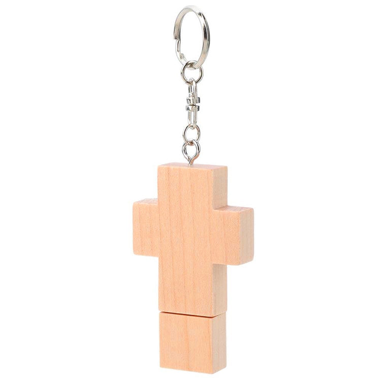 Disco flash USB estilo cruz de madera de 8 GB, 2GB, 4GB, 8GB