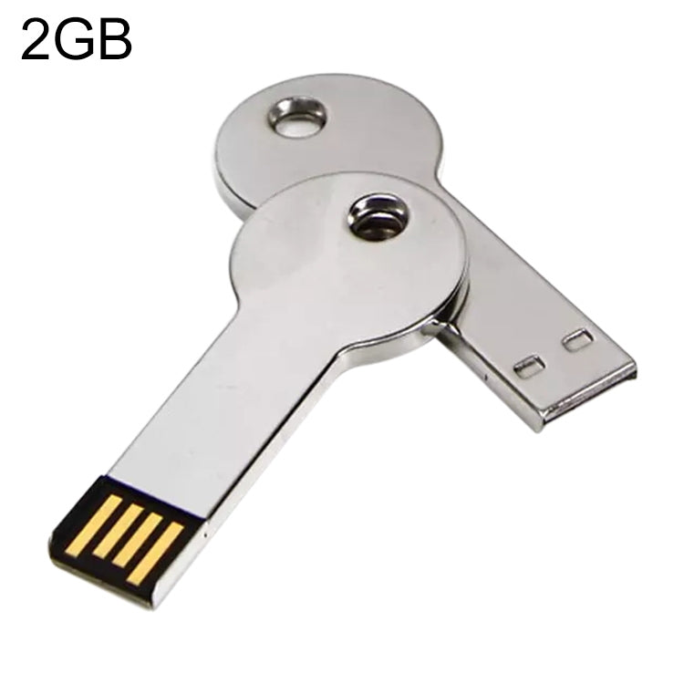 Disco flash Mini USB 2.0 Metal Series con llavero (2 GB), 2GB