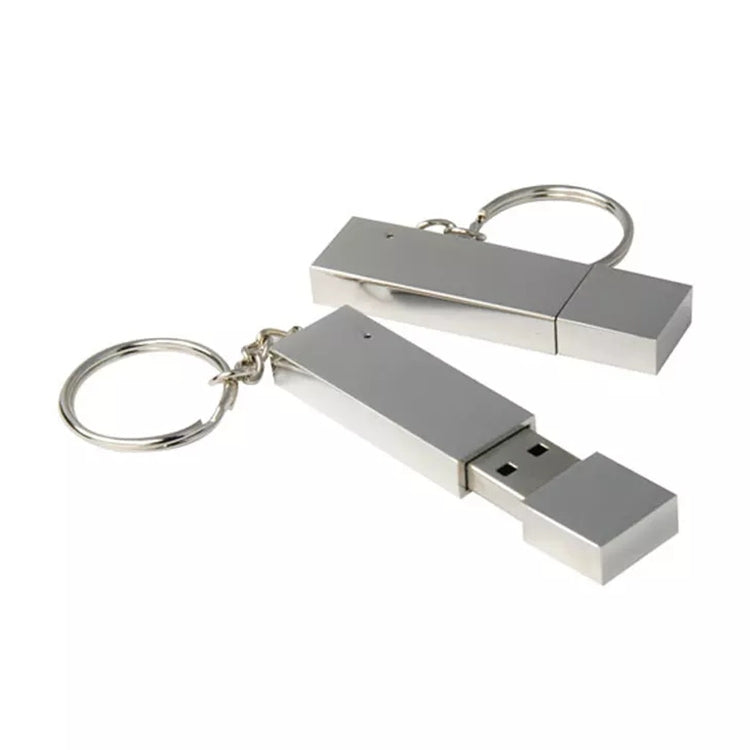 Disco flash USB 2.0 estilo llavero metálico (16 GB), 2GB, 4GB, 8GB, 16GB
