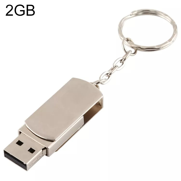 Disco flash Mini USB 2.0 Metal Series con llavero (16 GB), 2GB, 4GB, 8GB, 16GB
