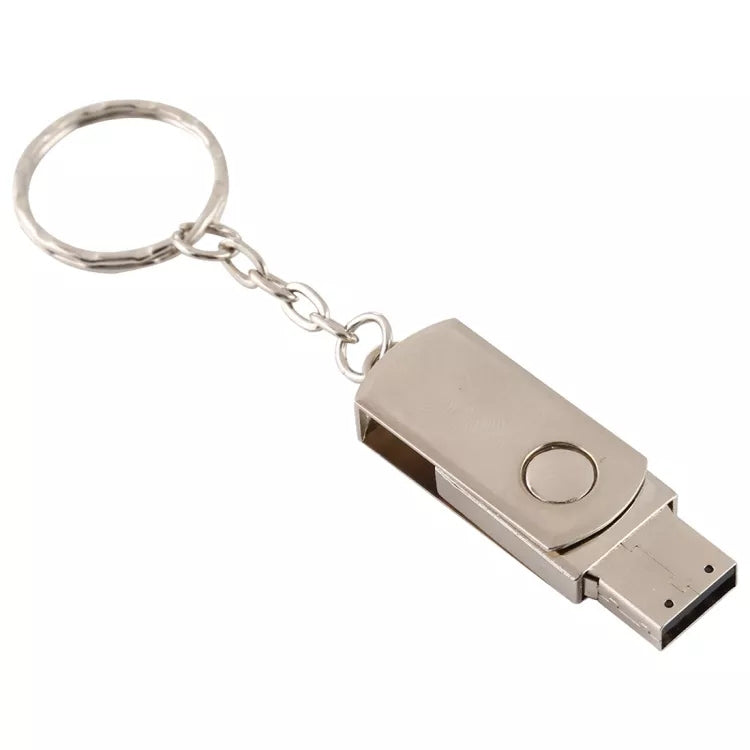 Disco flash Mini USB 2.0 Metal Series con llavero (16 GB), 2GB, 4GB, 8GB, 16GB