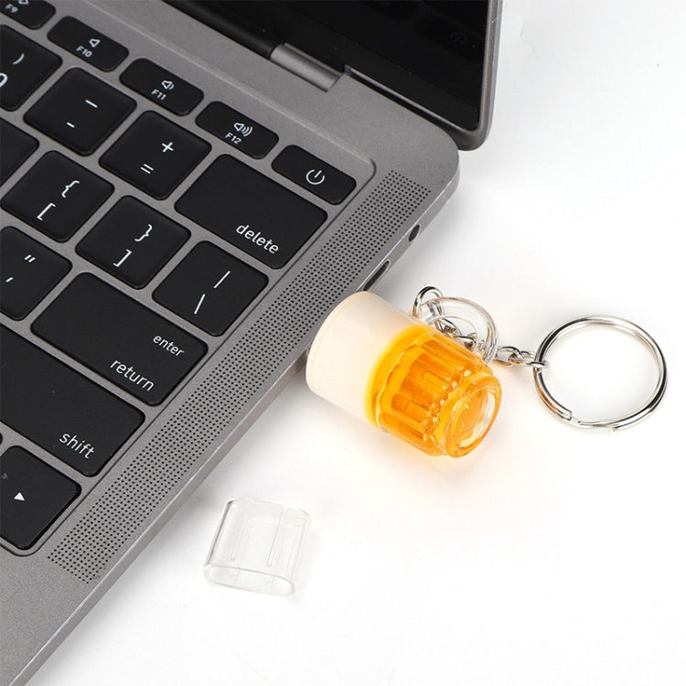 Disco flash USB estilo llavero de cerveza con memoria de 32 GB, 32GB