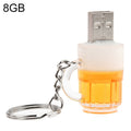 Disco flash USB estilo llavero de cerveza con memoria de 8 GB, 8GB