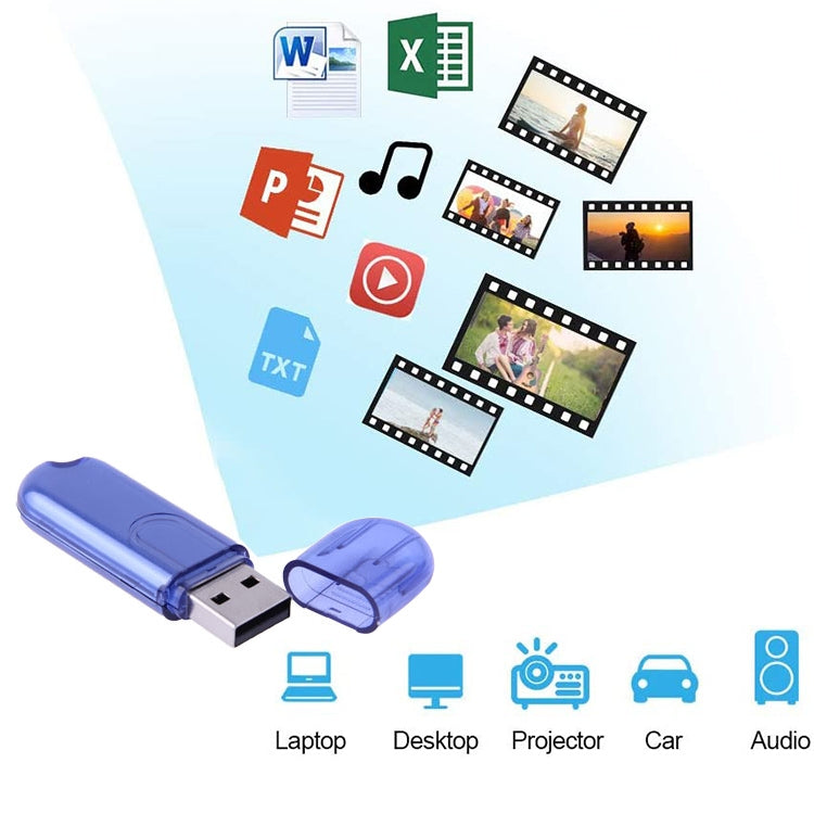 Disco flash USB de 2 GB, 2GB (Blue)