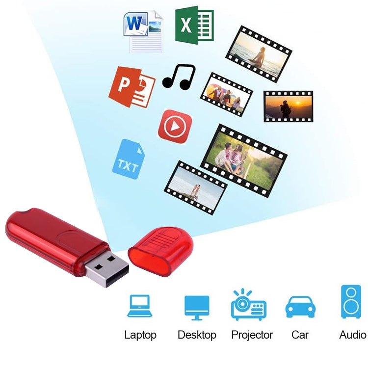 Disco flash USB de 8 GB, 8GB (Red)