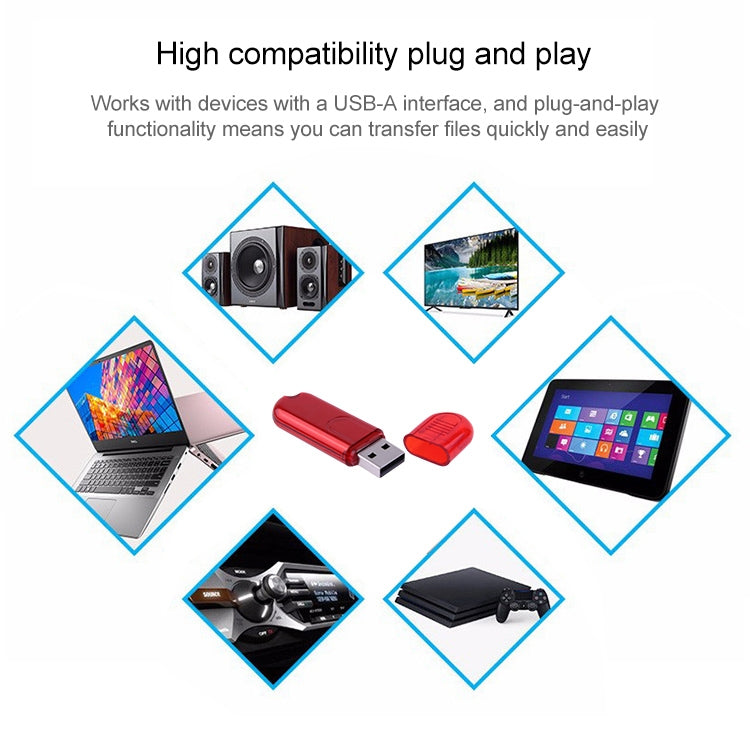Disco flash USB de 8 GB, 8GB (Red)