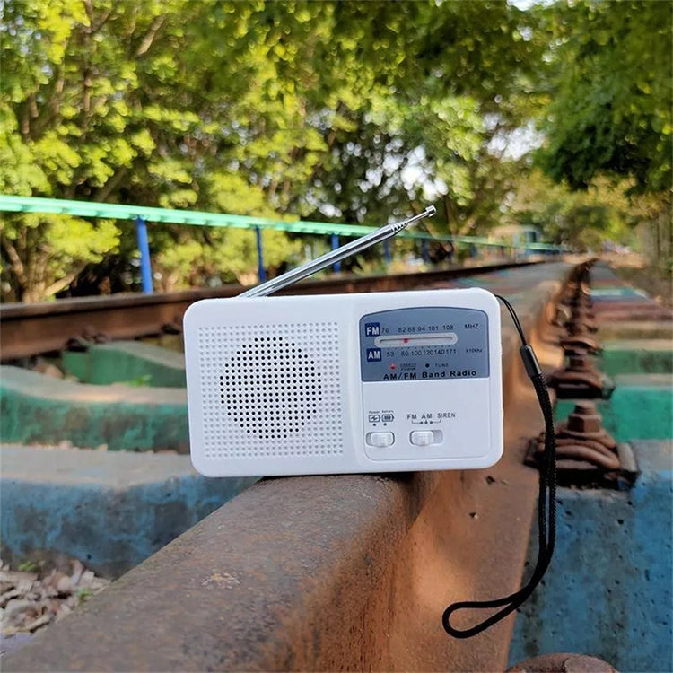 Linterna LED multifunción con energía solar/dinamo con manivela, radio AM/FM y cargador de teléfono móvil, RD369