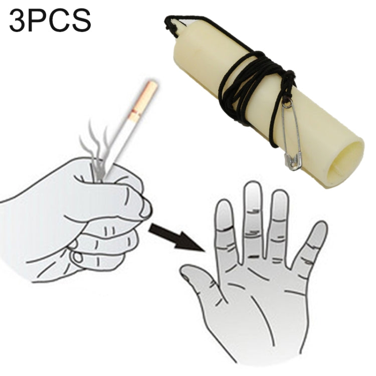 3 piezas de cigarrillos que desaparecen y aparecen como juguete para trucos de magia, Cigarette Disappear