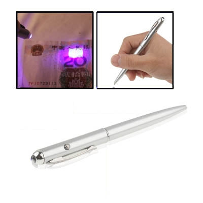 Truco de magia - Bolígrafo con luz UV de tinta invisible, UV Light Pen
