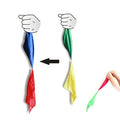 Juguete para trucos de magia: seda enlazada que cambia de color, Color Changing Linked Silk
