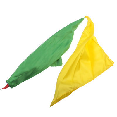 Juguete para trucos de magia: seda enlazada que cambia de color, Color Changing Linked Silk