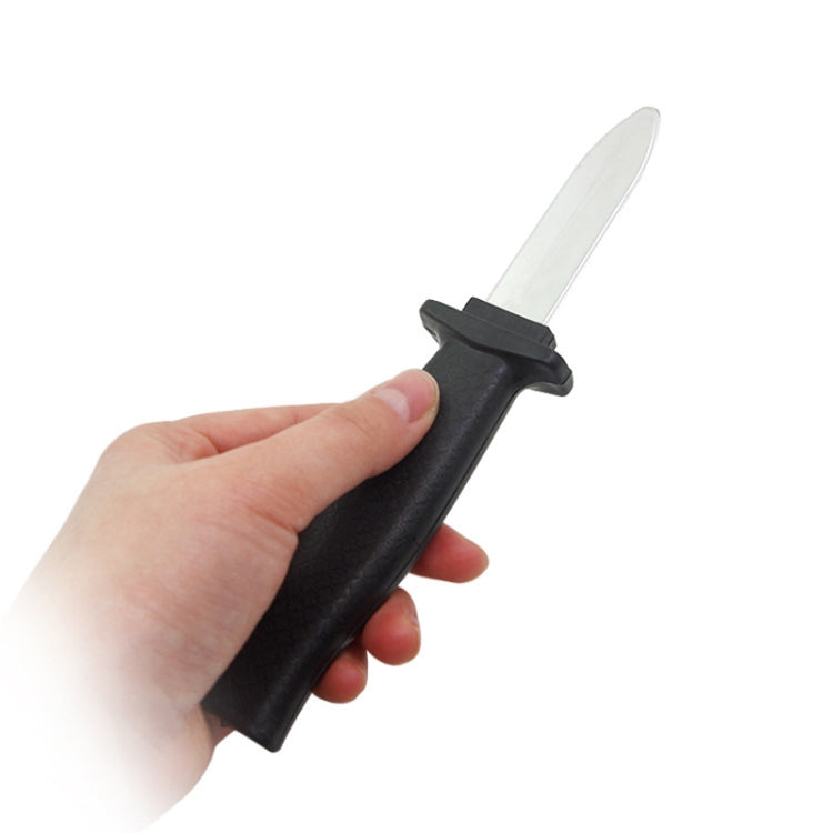 Cuchillo de plástico retráctil complicado, divertido juguete de mordaza, Tricky Knife
