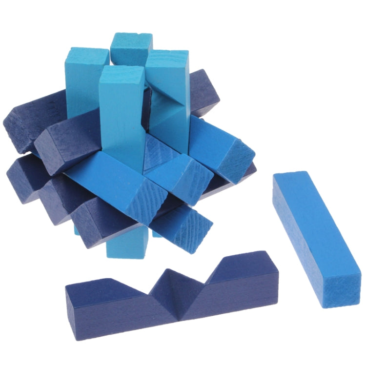 Inteligencia de madera desmontable IQ Puzzle Magic Cube Toy, Puzzle Magic Cube Toy