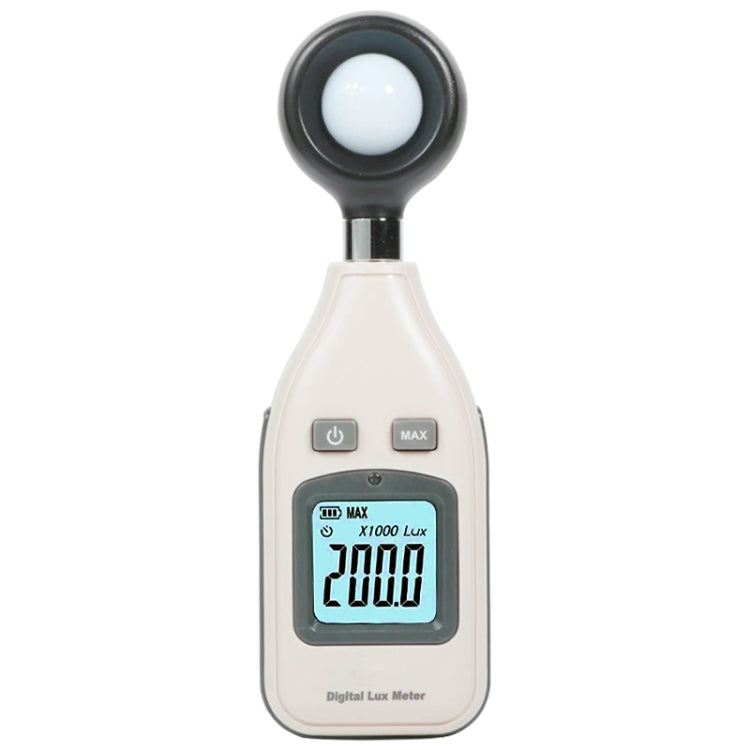 BENETECH Medidor de lux de luz digital para fábrica/escuela/casa varias ocasiones, rango: 0-200.000 Lux (GM1010), GM1010