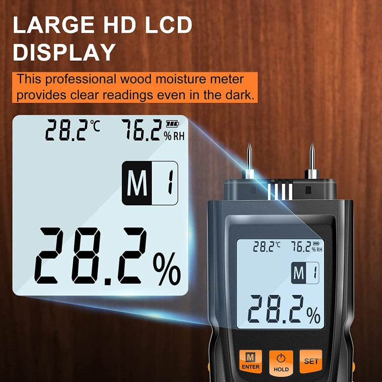 Medidor de humedad de madera digital GM610, GM610
