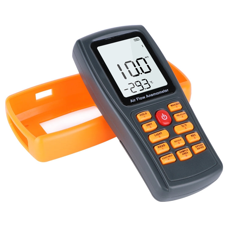 BENETECH GM8902 Anemómetro digital con pantalla LCD de 2,6 pulgadas, GM8902