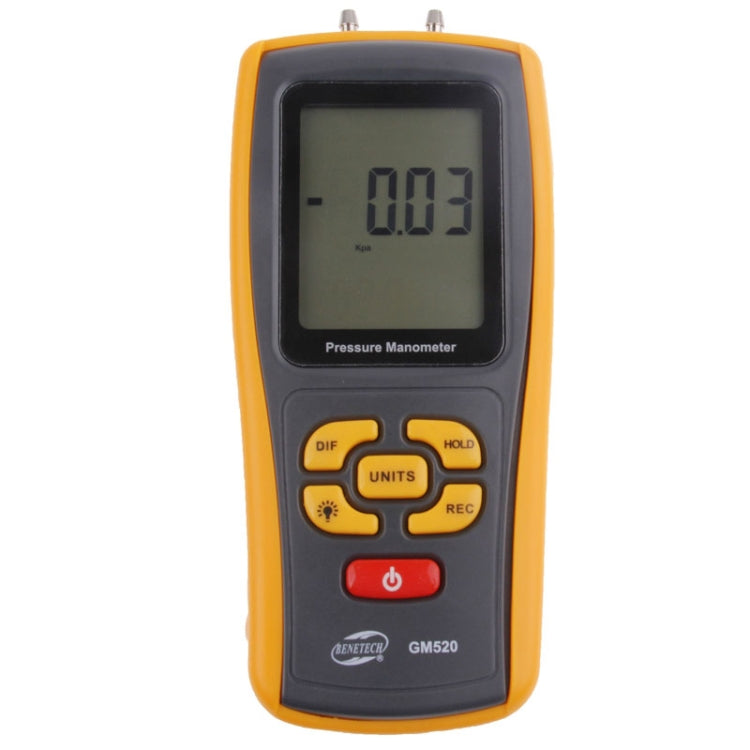 Manómetro de presión con pantalla LCD BENETECH GM520