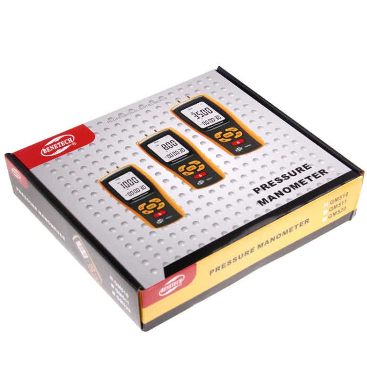 Manómetro de presión con pantalla LCD BENETECH GM520