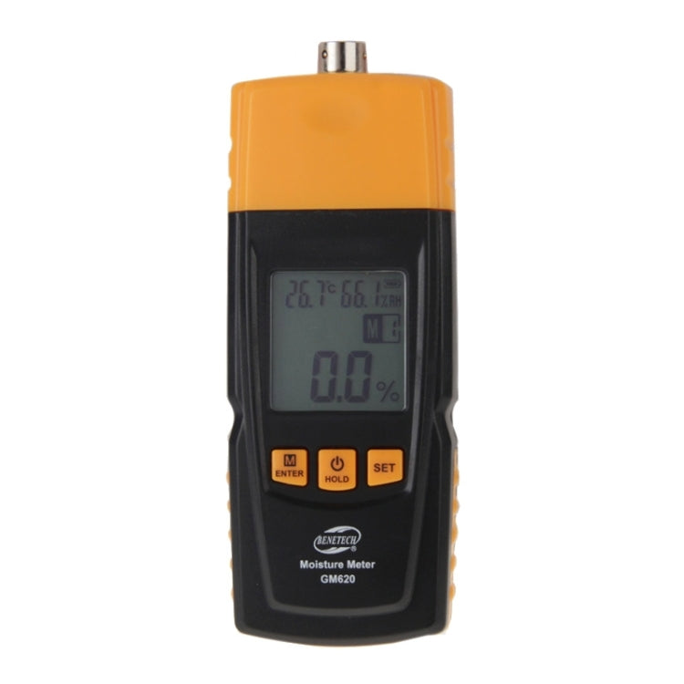 BENETECH GM620 Medidor de humedad de madera digital con pantalla LCD de 1,8 pulgadas, GM620