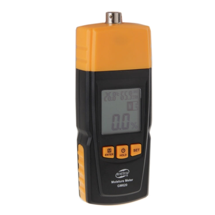 BENETECH GM620 Medidor de humedad de madera digital con pantalla LCD de 1,8 pulgadas, GM620