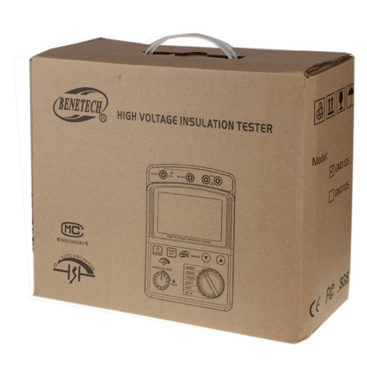 Probador de aislamiento de alto voltaje BENETECH GM3123, GM3123