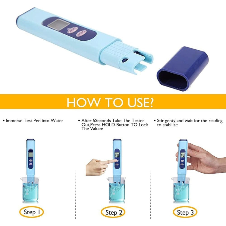 Medidor de conductividad eléctrica de EE. UU./pluma probadora de tratamiento de calidad del agua